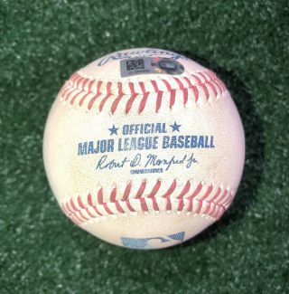 Albert Pujols Hit Foul Angels Vs Astros Game Baseball 9/24/2017 Hof Dodgers