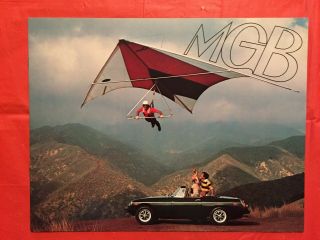 1976 Mg " Mgb " Car Dealer Showroom Sales Brochure