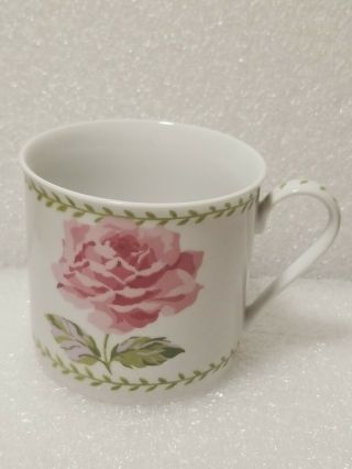 Laura Ashley Lidia Pink Rose Pattern Tea Cup
