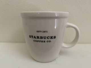 Vintage Starbucks Coffee Co.  Barista 2001 Coffee Tea 18 Oz Ceramic Mug