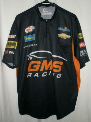 Gms Racing Nascar Xfinity Series Race Team Pit Crew Shirt Large