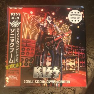 Kiss ‎sonic Boom Over London 2lp Picture Disc Set.  Alive,  Love Gun,  Destroyer