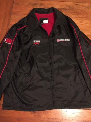 Greg Biffle Roush Fenway Racing Race Team Issued Black Jacket X - Large