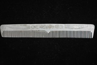St.  Louis,  Missouri - Aluminum Barber Comb - Prof.  Long 
