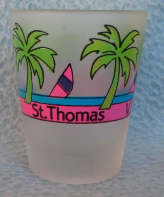 St.  Thomas Virgin Island Souvenir Shot Glass N