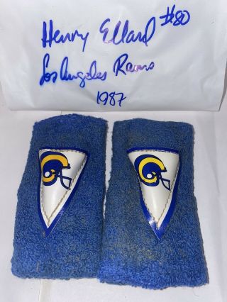 1987 Henry Ellard 80 Los Angeles Rams Player Wristbands Sweatband