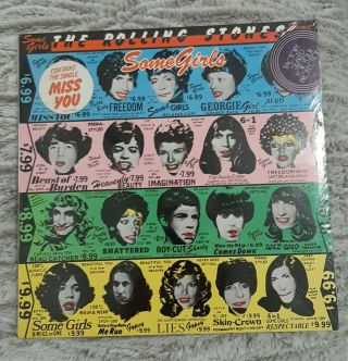 The Rolling Stones Some Girls Lp Vinyl Banned Cover 1978 Die Cut