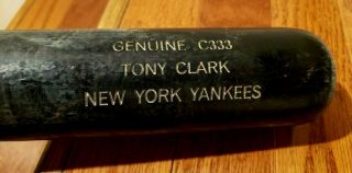 Tony Clark Professional Cracked Yankees Bat Tigers Dbacks Red Sox Mets Padres