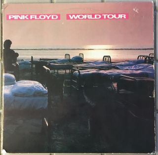 Pink Floyd World Tour Vinyl Lp Live 1987 Us Momentary Lapse Gatefold 3 - Lp