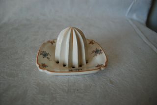 Vintage Porcelain Or Ceramic Juicer - Sits On Top Of Cup Or Bowl