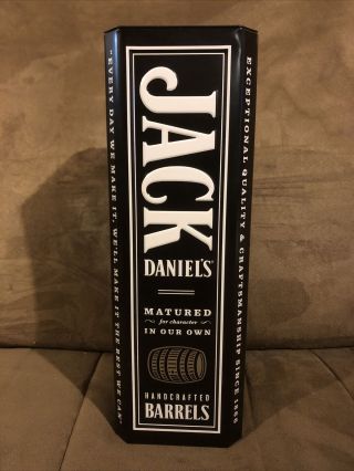 Empty Jack Daniels Old No.  7 750 Ml Tin W/ Hinged Lid
