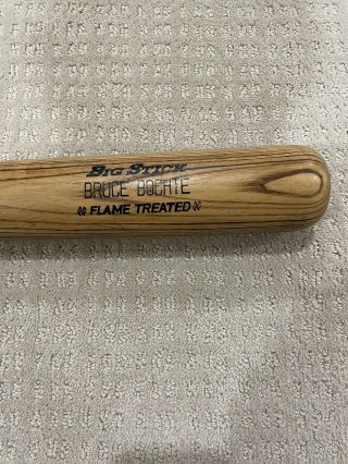Bruce Bochte Big Stick Possible Game Bat Made In Usa Adirondack Pro Ring