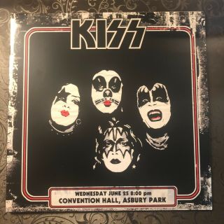 Kiss Asbury Park 1975 2lp White Vinyl Set W/poster.  Alive,  Love Gun,  Destroyer