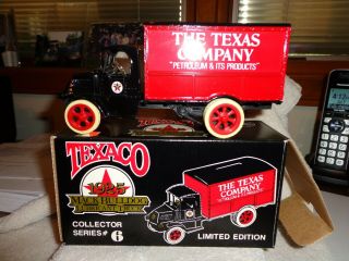 Vintage Texaco Collector Bank 6 1925 Bulldog Lubricant Truck