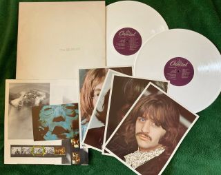 The Beatles White Vinyl White Album Near Us Stereo 1978 2lp Sebx11841