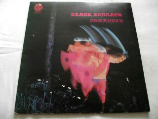 Black Sabbath Paranoid 1970 Uk 1st Swirl Vertigo Lp