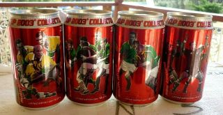 Collectable Coca Cola Cans - Set Of 4 World Rugby 2003 Coca Cola 355ml (nz)