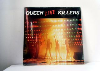 Queen Dbl Lp Live Killers 1979 Elektra Freddie Mercury Vinyl