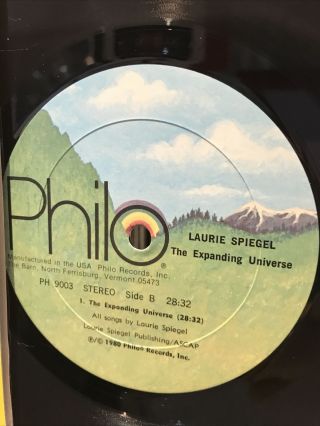 Laurie Spiegel The Expanding Universe LP OG Philo 1st Press 1980 2