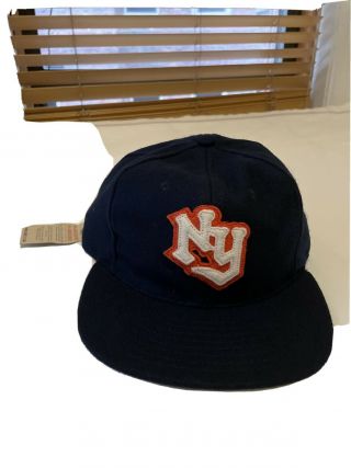 Ebbets Field Flannel Seattle Wa Ny Giants Baseball Hat Cap Lid Fitted Size 7