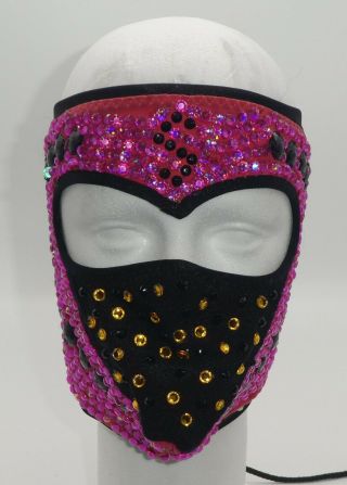 Lady Shani Signed Ring Worn Mask BAS Beckett AAA Lucha Libre Autograph 2
