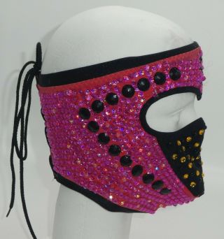 Lady Shani Signed Ring Worn Mask BAS Beckett AAA Lucha Libre Autograph 5