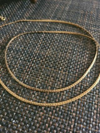 Vintage 1/20 12k Gold Filled 23.  5 Inch Necklace