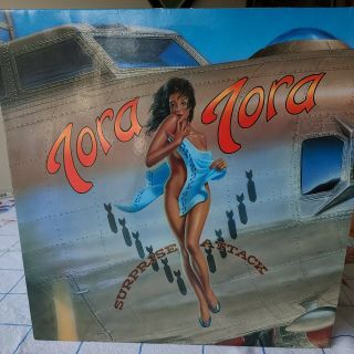 Tora Tora: Surprise Attack 1989 Lp German Pressing W/ Promo Insert A&m 395 261 - 1