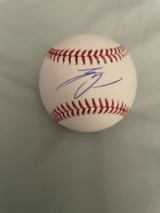 Shohei Ohtani Signed Autographed Oml Baseball Fanatics Angels 2018 Al Roy