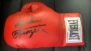 Smoking Joe Frazier Psa Dna Autographed Boxing Glove