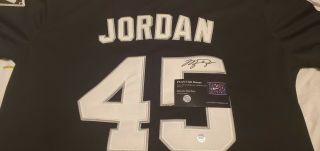 Michael Jordan Signed Chicago White Sox Jersey W/ Bulls Autographed