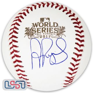 Albert Pujols Signed Autographed 2011 World Series Baseball Cardinals Jsa Auth
