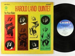 Harold Land Quintet - The Peace - Maker Lp - Cadet - Lps - 813 Dg Vg,