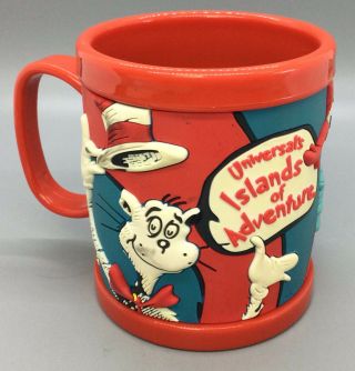 Dr Seuss Cat In The Hat Universal’s Island Of Adventure Kids Cup Mug - Claire
