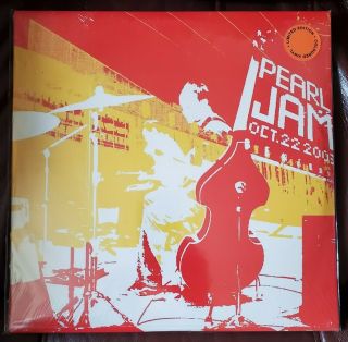 Pearl Jam Live At Benaroya Hall 3x Lp Orange Vinyl New/sealed