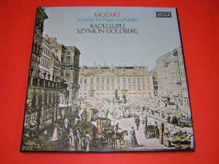 Goldberg / Lupu § Mozart " Violon / Piano Sonatas " Org.  G.  B.  Decca 6 Lp Nm