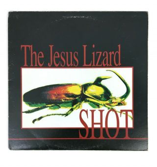 The Jesus Lizard Shot 1996 Lp Red Color Vinyl Album Capitol Records Billions Vg,
