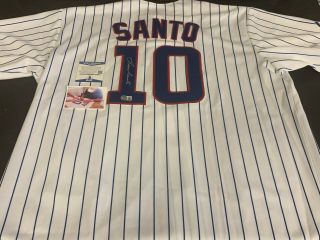 Ron Santo Chicago Cubs Autographed Signed Jersey Beckett