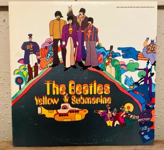 The Beatles - Yellow Submarine Lp 1969 Apple Records Sw - 153 Nm