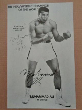 3 - - Muhammad Ali Signed Autographed,  11x17 Posters - - Jsa Loa