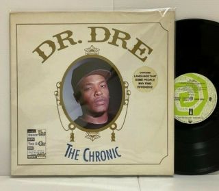 Dr.  Dre – The Chronic Lp 1992 Eu Orig Interscope N.  W.  A.  2 Pac G - Funk Hip Hop