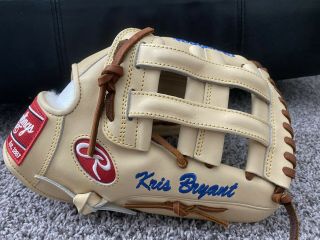 Kris Bryant Game Issued Rawlings Pro200 - 6k Glove.  Name Embroidered Cubs Giants