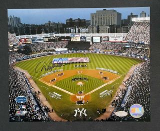Derek Jeter Signed Auto 8x10 York Yankees Steiner Holo ‘08 Final Game