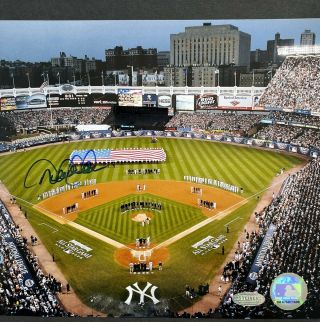 Derek Jeter Signed Auto 8x10 York Yankees Steiner Holo ‘08 Final Game 2