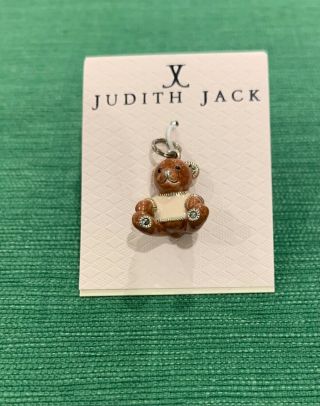 Judith Jack Teddy Bear Charm - Without Tags.