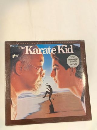 The Karate Kid Soundtrack 1984 Lp Vinyl Factory W/hype Sticker Rare