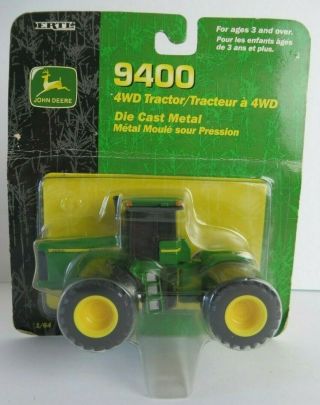 Ertl John Deere 9400 4wd Tractor 1:64 Scale Diecast In Pack 1293