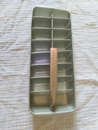 Vintage General Electric Redi - Cube Metal Ice Cube Tray Quick Release