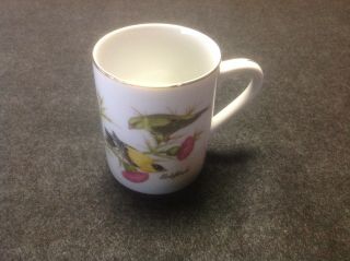 1985 John James Audubon Porcelains Goldfinch Coffee Mug