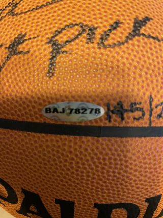 lebron james autographed basketball 1 pick 2003 draft /230 upper deck UDA 2